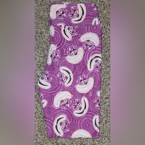 Lularoe Leggings OS  Cheshire Cat Alice In Wonderland Leggings